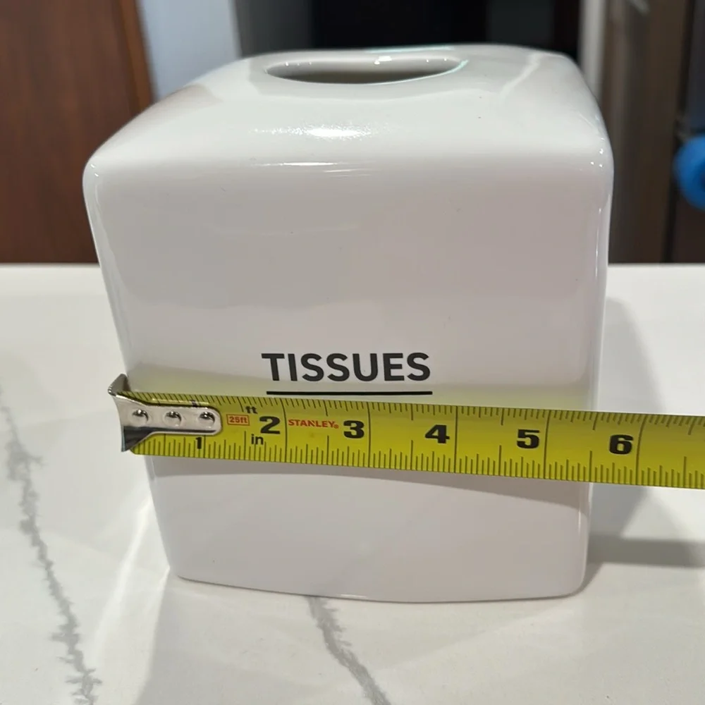 West Elm Ceramic Tissue Holder